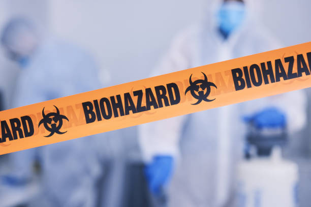 Professional Biohazard Cleanup technician working in Mount Pleasant, WI